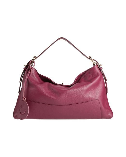 Laura Di Maggio Pink Garnet Handbag Leather