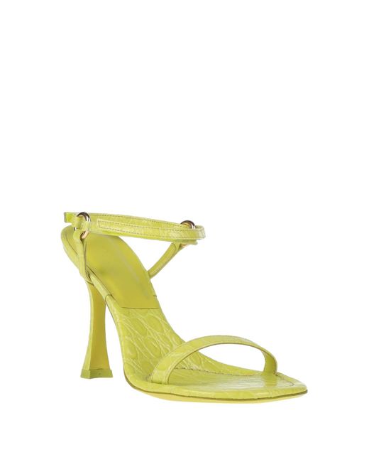 By Far Yellow Sandals