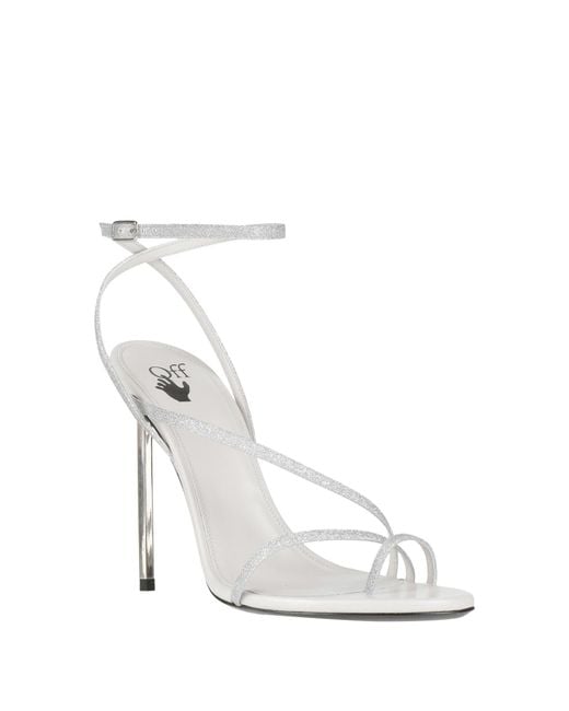 Off-White c/o Virgil Abloh White Thong Sandal