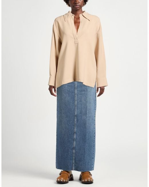 Ottod'Ame Natural Top Polyester, Viscose, Elastane