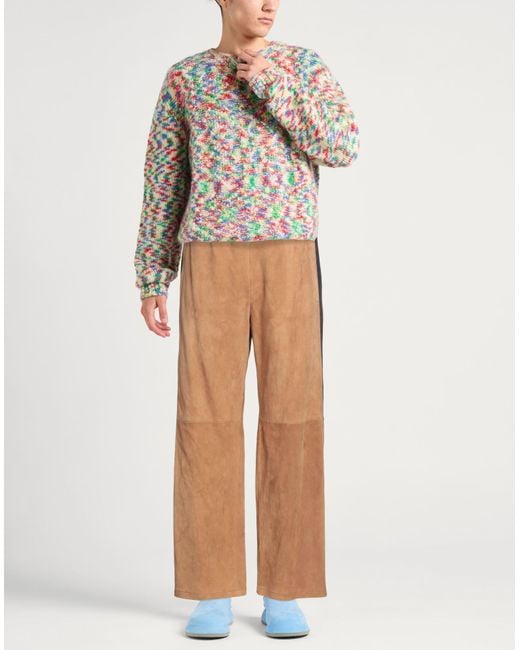 Marni Natural Camel Pants Lambskin for men