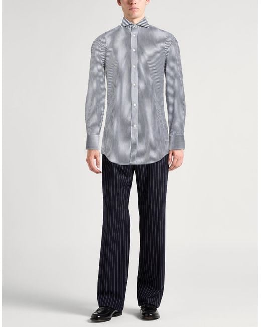 Brunello Cucinelli Blue Shirt for men