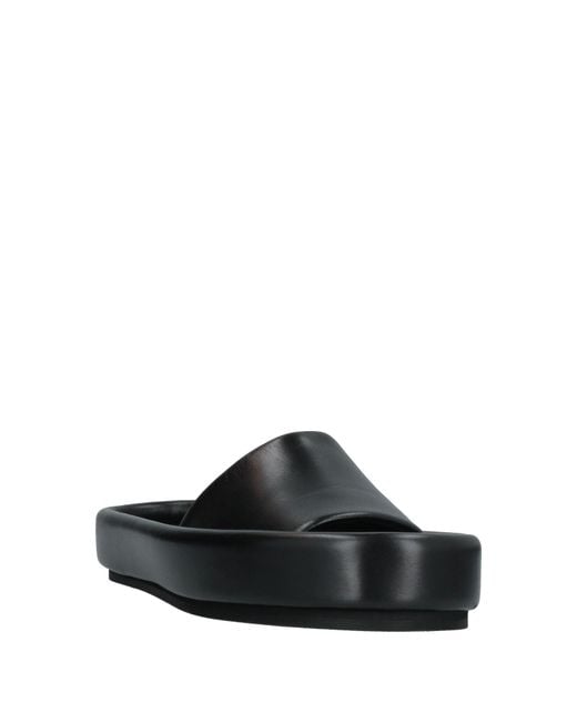 Khaite Black Sandals