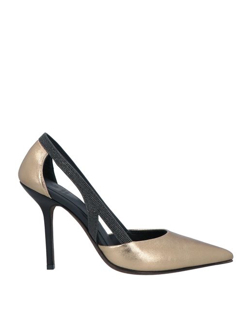 Brunello Cucinelli Metallic Pumps