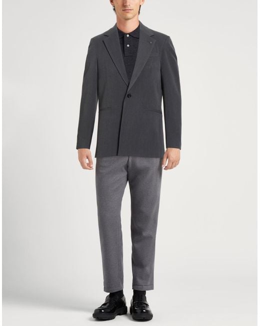 Officina 36 Black Blazer for men
