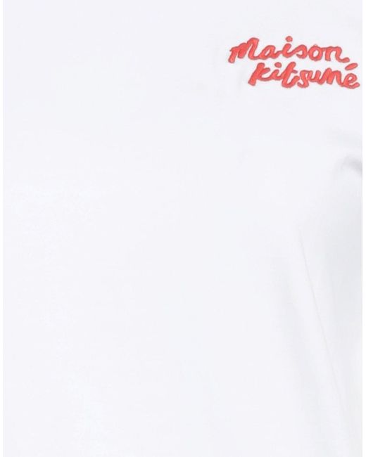 Camiseta Maison Kitsuné de color White