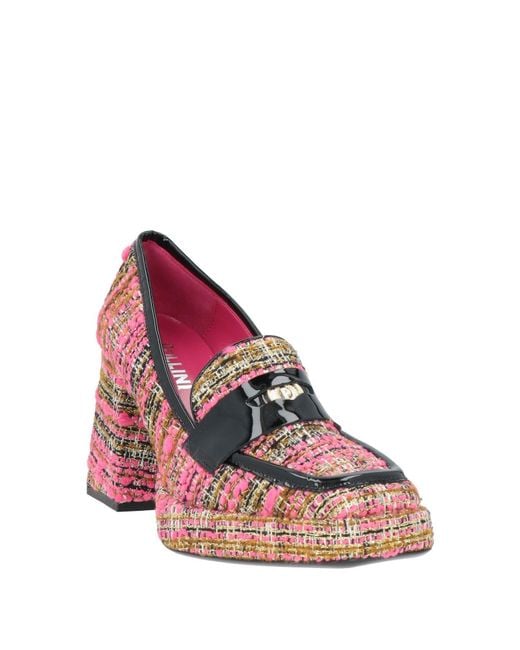 Pollini Pink Pumps Textile Fibers