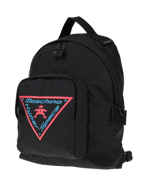Moschino Black Backpack for men