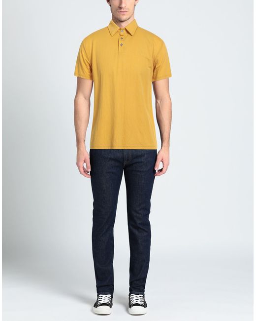 Alessandro Dell'acqua Yellow Polo Shirt for men