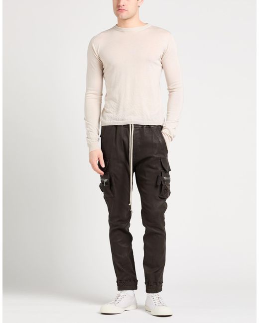 Rick Owens White Sweater Cashmere for men