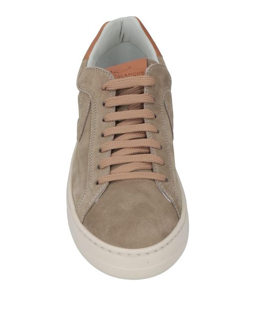 Voile Blanche Brown Khaki Sneakers Leather for men