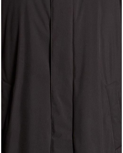 Herno Black Coat Polyester, Polyurea, Polyamide, Elastane for men