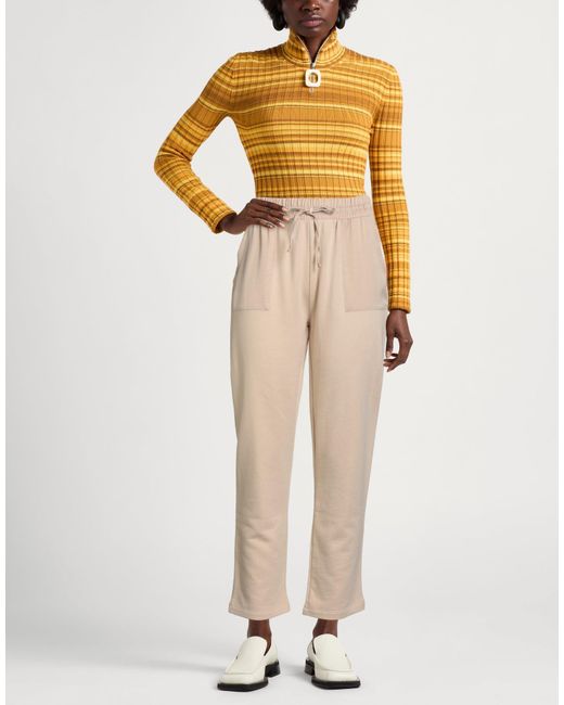 Twinset Natural Pants Cotton, Polyester