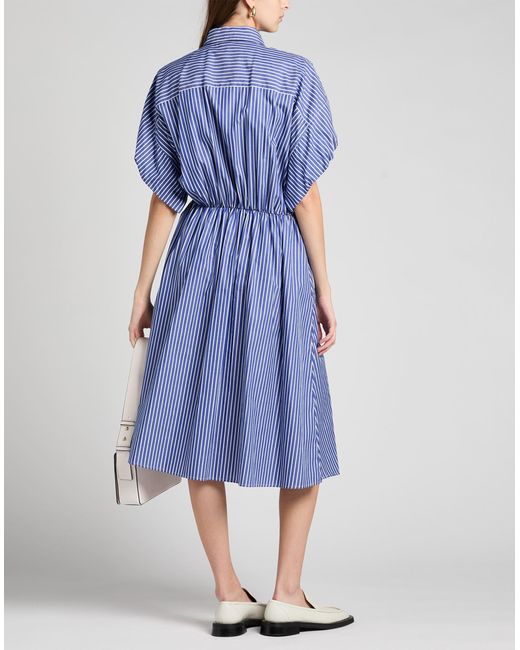 Maje Blue Midi Dress