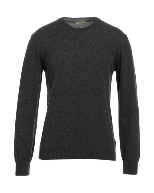 Fradi Black Steel Sweater Virgin Wool for men