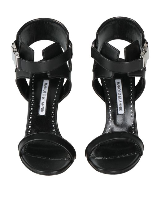 Manolo Blahnik Black Sandals
