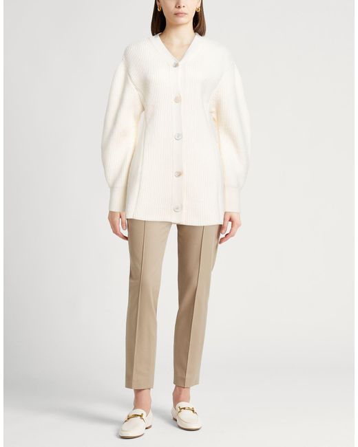 Jil Sander White Cardigan