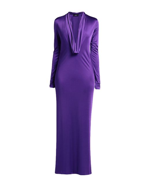 Versace Purple Maxi Dress