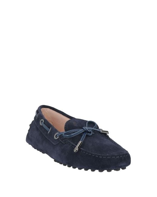 Tod's Blue Loafers