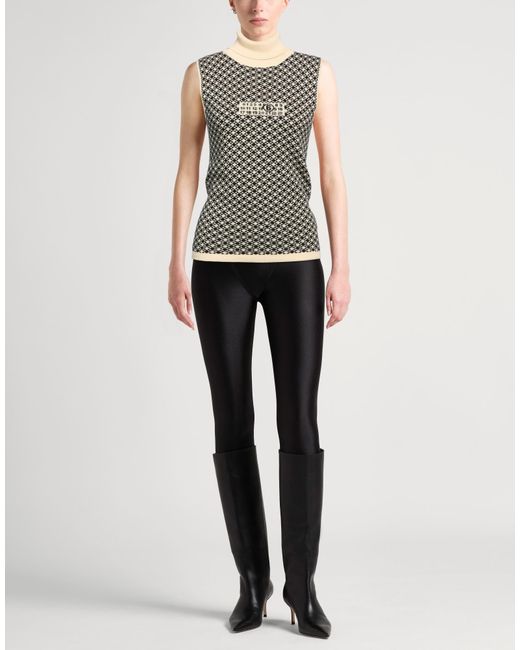 MM6 by Maison Margiela Gray Turtleneck Cotton