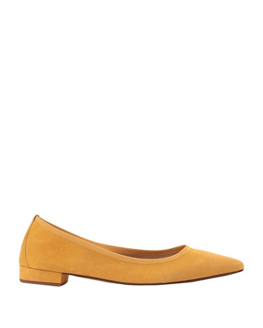 BALLERETTE Natural Campo Marzio Ballet Flats Leather