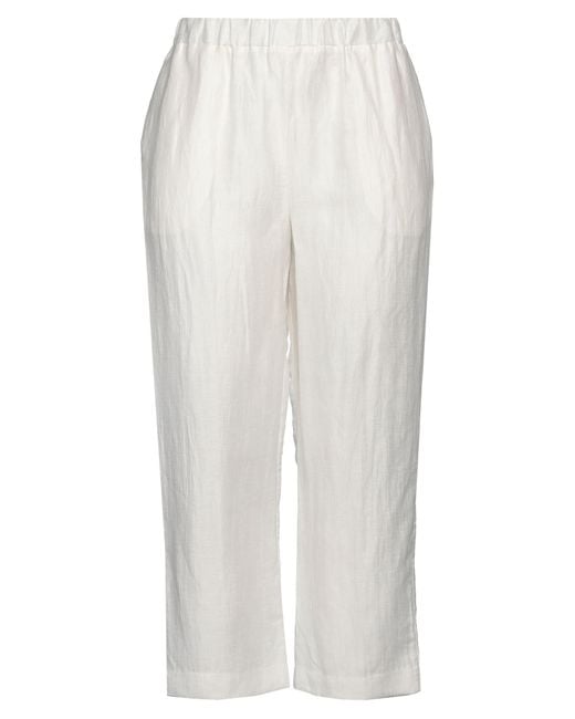 Alpha Studio White Trouser