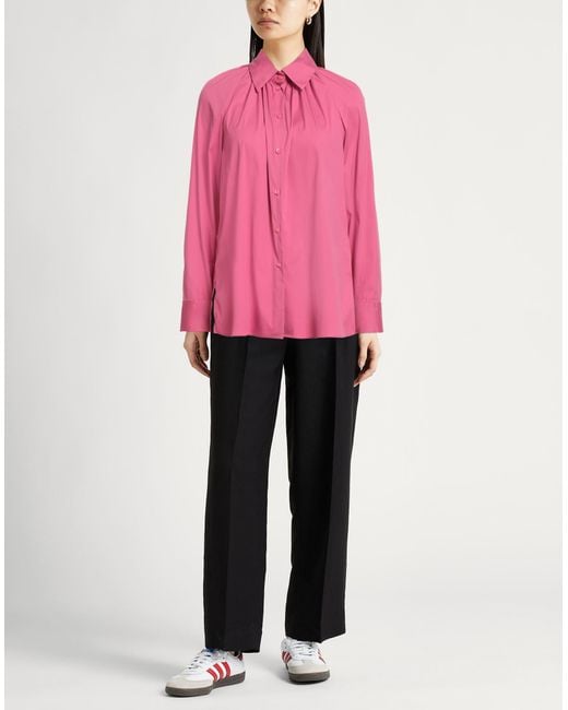 Xacus Pink Shirt Cotton, Polyamide, Elastane