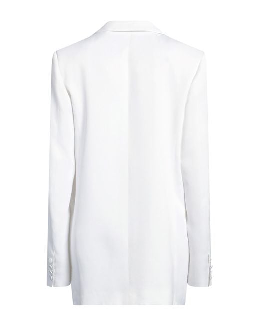 MSGM White Blazer