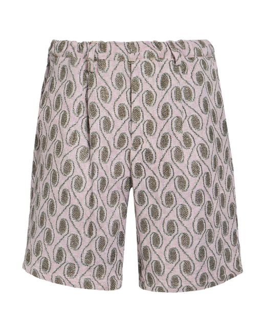 Messagerie Gray Shorts & Bermuda Shorts Recycled Cotton, Cotton, Polyester for men