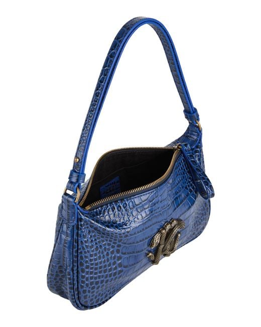 Roberto Cavalli Blue Handbag Leather