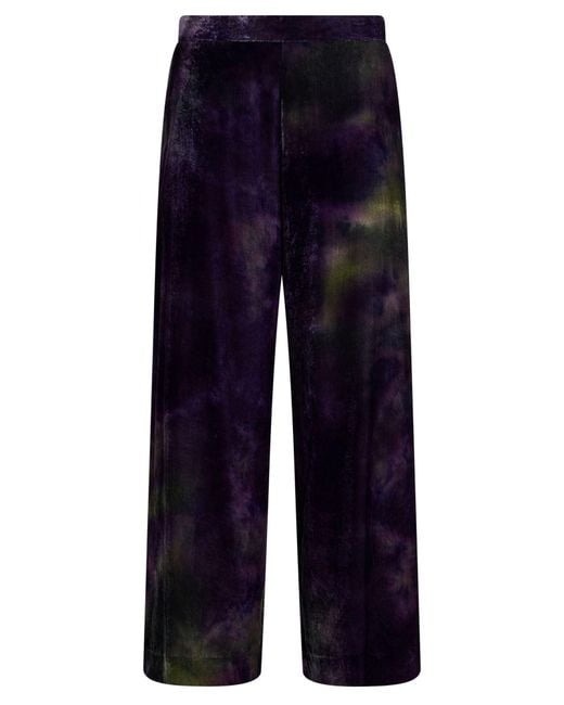 Maliparmi Blue Pants Viscose, Nylon