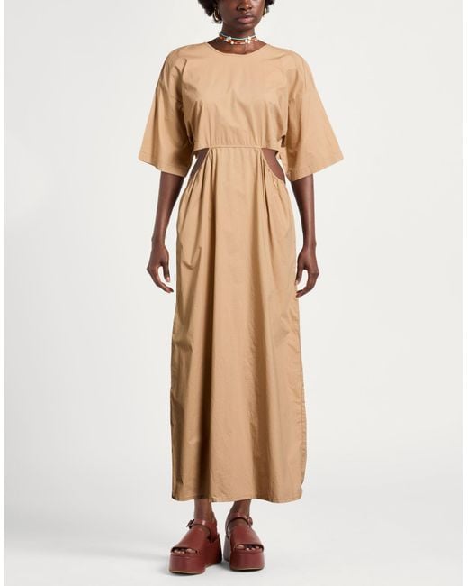 8pm Natural Midi Dresses