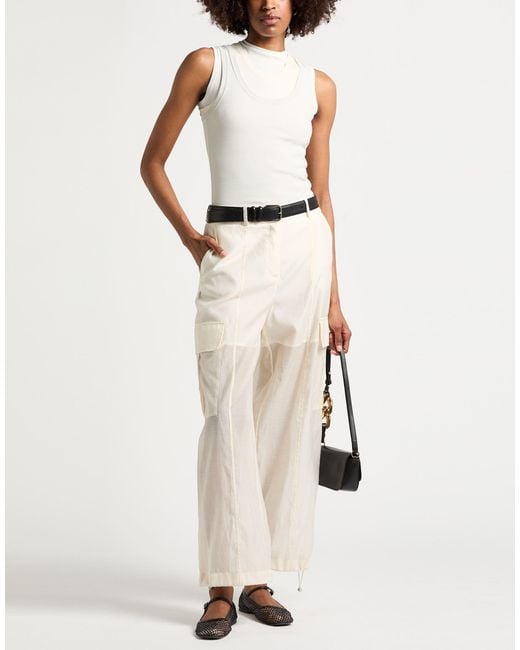 Jil Sander White Tank Top Cotton