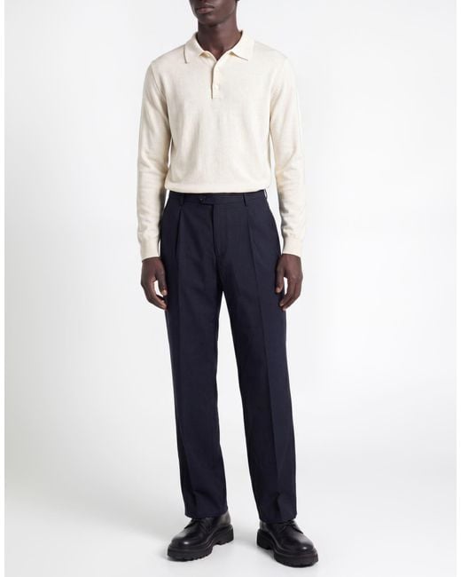 Etro Blue Pants Wool for men