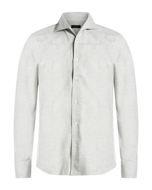 Barba Napoli White Shirt Cotton for men
