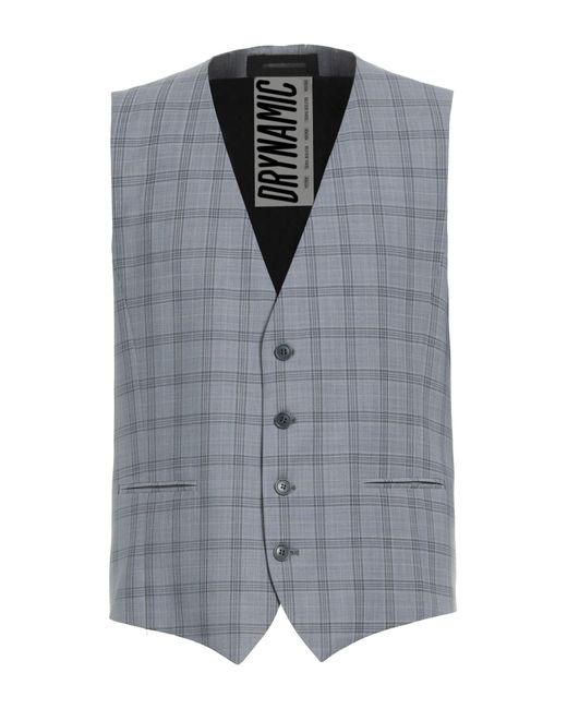 Drykorn Gray Tailored Vest for men