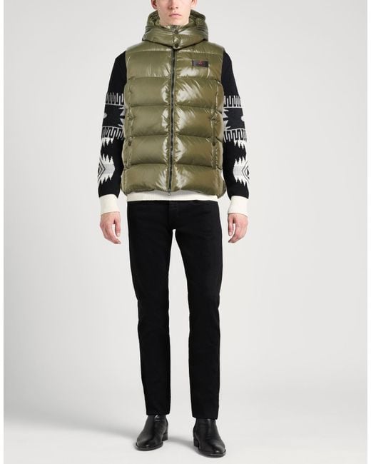 Peuterey Green Gilet for men
