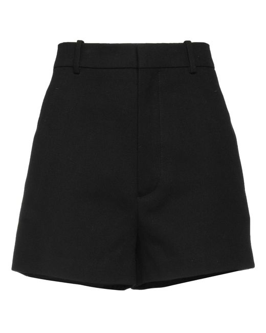 Ann Demeulemeester Black Shorts & Bermuda Shorts