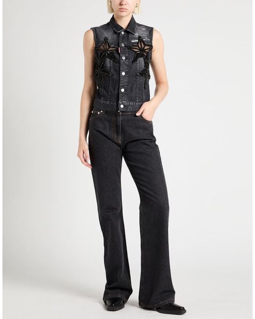 Chompa Sin Mangas DSquared² de color Black