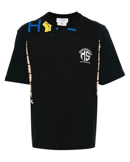 T-shirt MARINE SERRE pour homme en coloris Black
