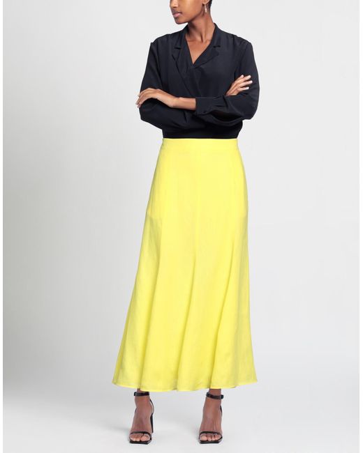 Gabriela Hearst Yellow Maxi Skirt