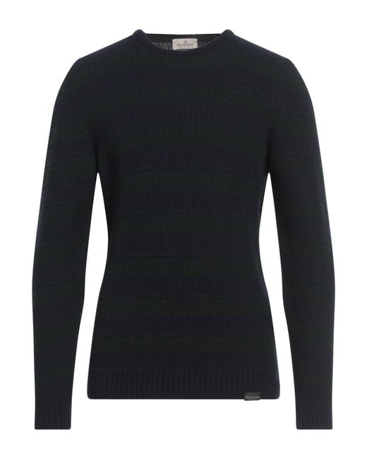 Brooksfield Black Midnight Sweater Polyamide, Viscose, Wool, Cashmere for men