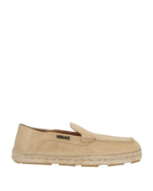 Espadrillas di Versace in Natural da Uomo