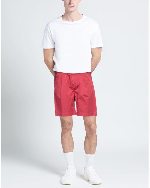 40weft Red Shorts & Bermuda Shorts for men