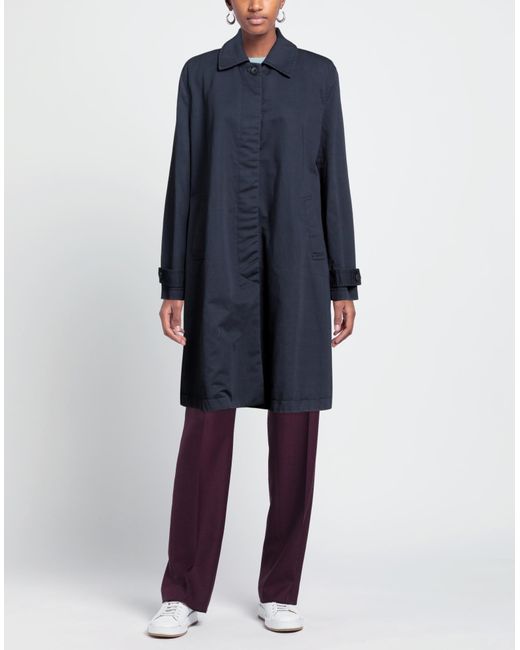 Ottod'Ame Blue Overcoat & Trench Coat