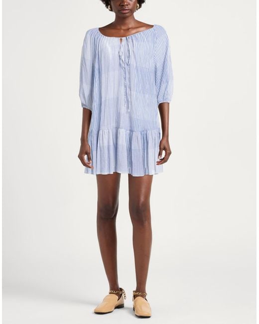 Semicouture Blue Mini Dress