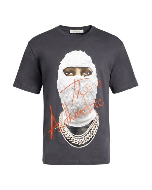 Ih Nom Uh Nit Blue Charcoal T-Shirt Cotton for men