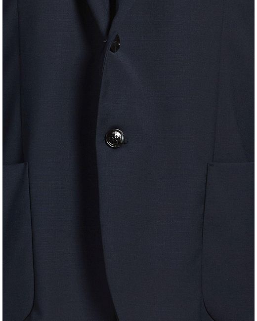 Liu Jo Blue Blazer Polyester, Wool, Elastane for men