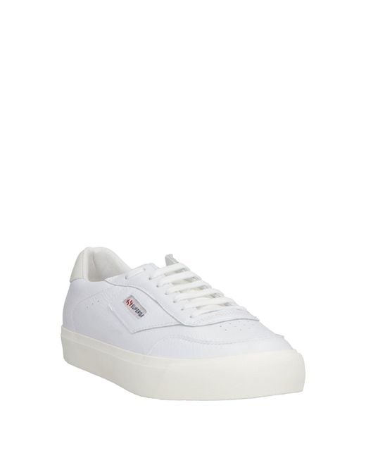 Superga White Sneakers Leather