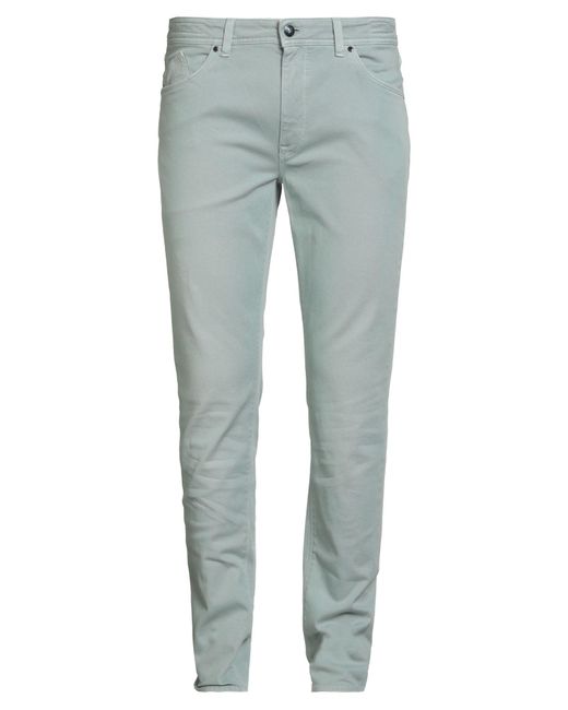 BARMAS Blue Pants Cotton, Elastane for men